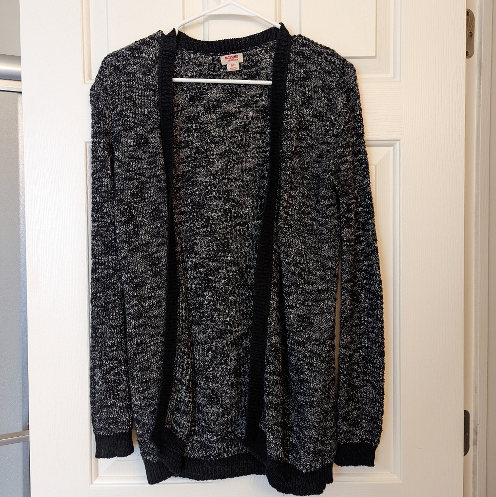 Mossimo black and white cardigan